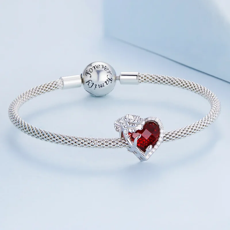 (bilde for) PANDORA Style januar fødselsstein hjerte sjarm - BSC660-1 - Vis 4