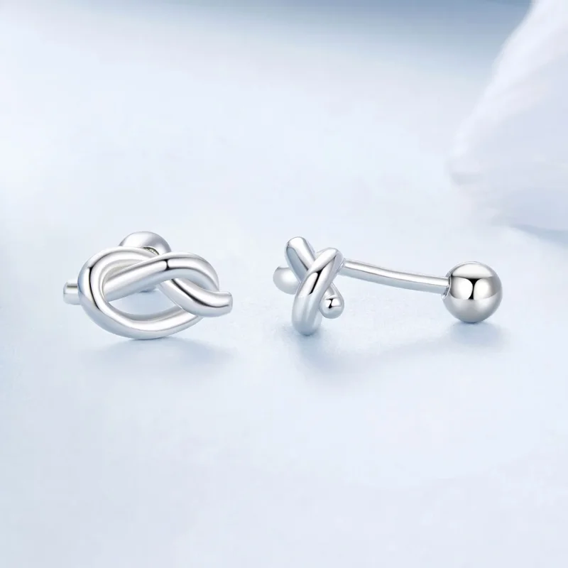 (bilde for) PANDORA Style Knot øredobber - BSE1051 - Vis 4