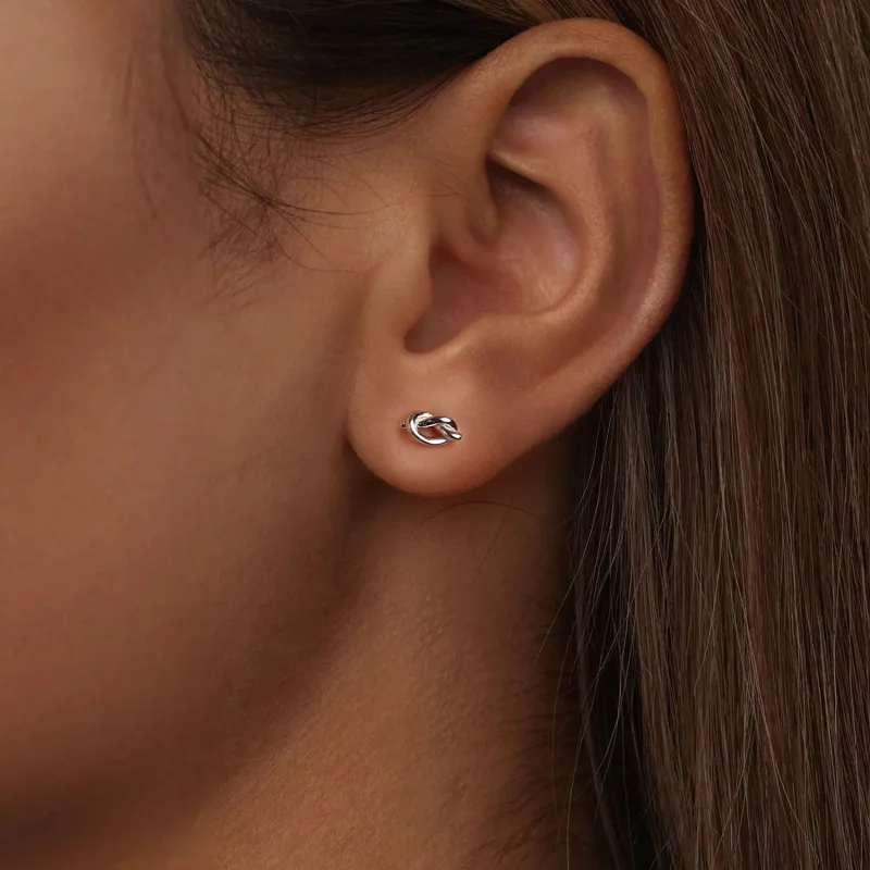 (bilde for) PANDORA Style Knot øredobber - BSE1051 - Vis 6
