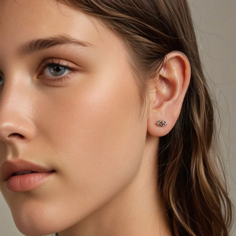 (bilde for) PANDORA Style Knot øredobber - BSE1051 - Vis 7