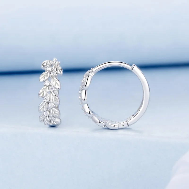 (bilde for) PANDORA Style Leaf øredobber - BSE1086 - Vis 2