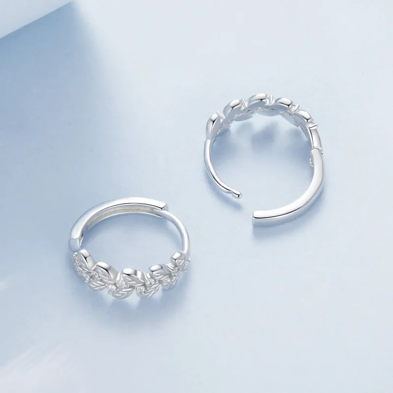 (bilde for) PANDORA Style Leaf øredobber - BSE1086 - Vis 4