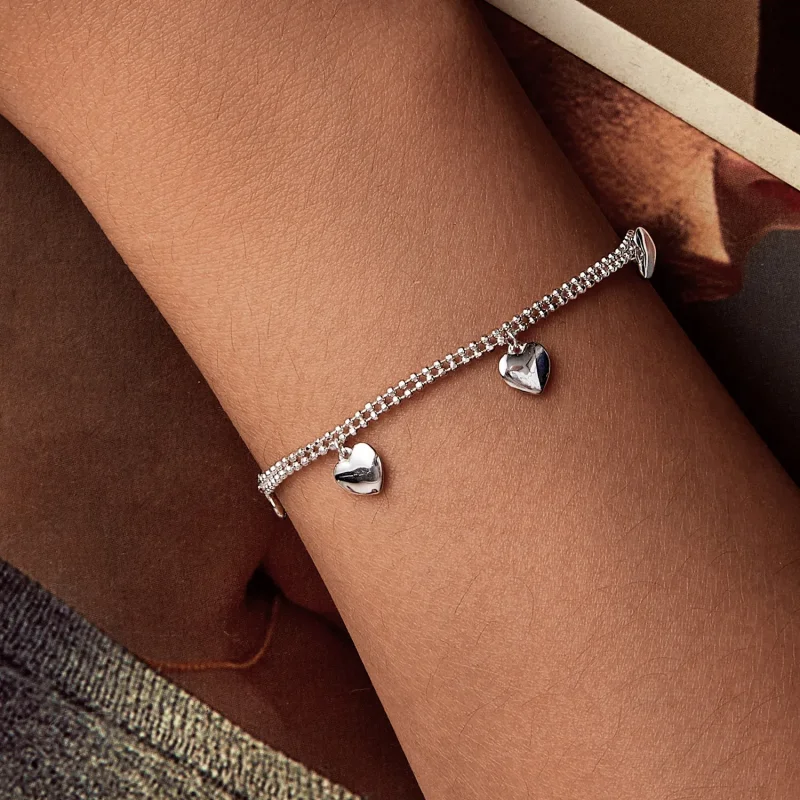 (bilde for) PANDORA Style Love armbånd med doble lag perler - BSB190 - Vis 3