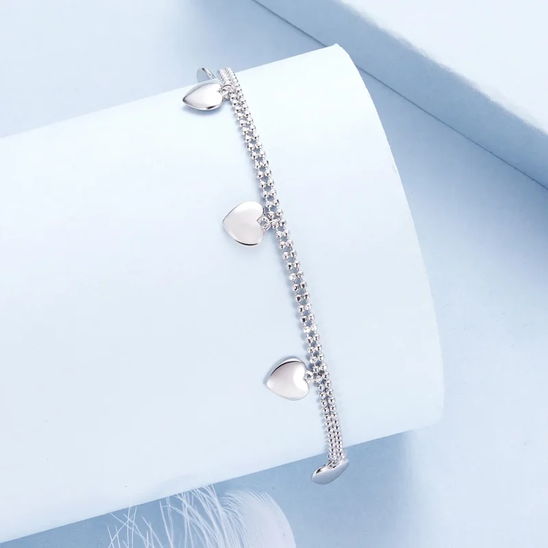 (bilde for) PANDORA Style Love armbånd med doble lag perler - BSB190 - Vis 2