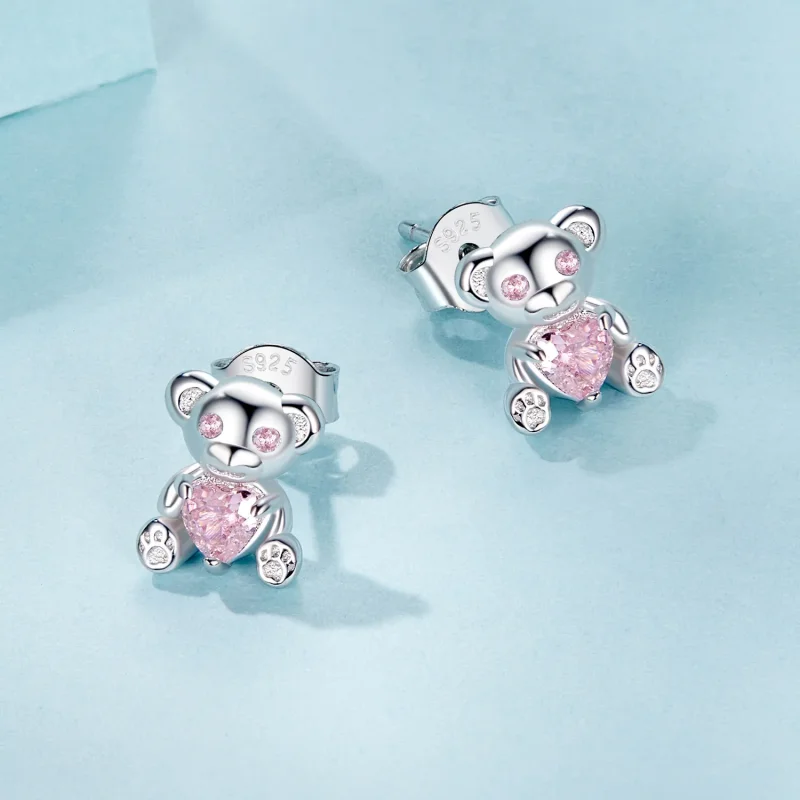(bilde for) PANDORA Style Love Bear øredobber - SCE1774 - Vis 3