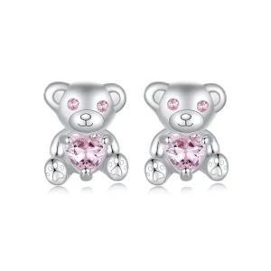 (bilde for) PANDORA Style Love Bear øredobber - SCE1774
