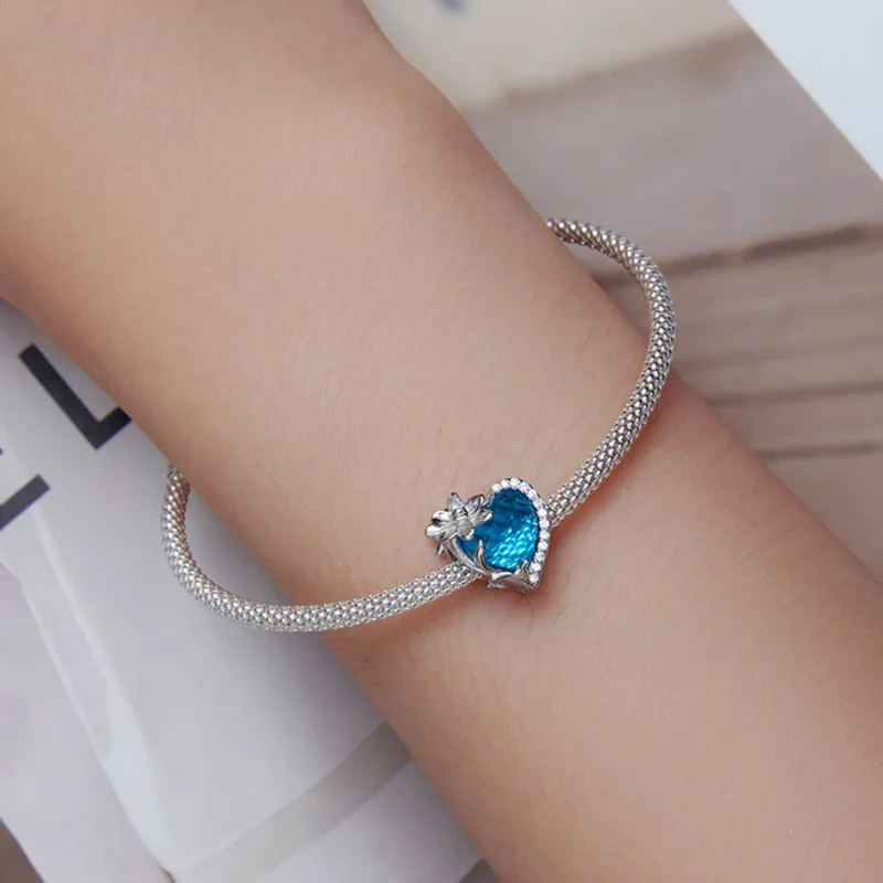 (bilde for) PANDORA Style March birthstone hjerte sjarm - BSC660-3 - Vis 6
