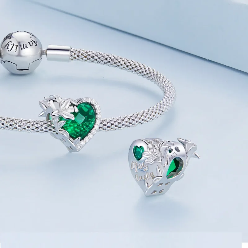(bilde for) PANDORA Style May birthstone hjerte sjarm - BSC660-5 - Vis 5