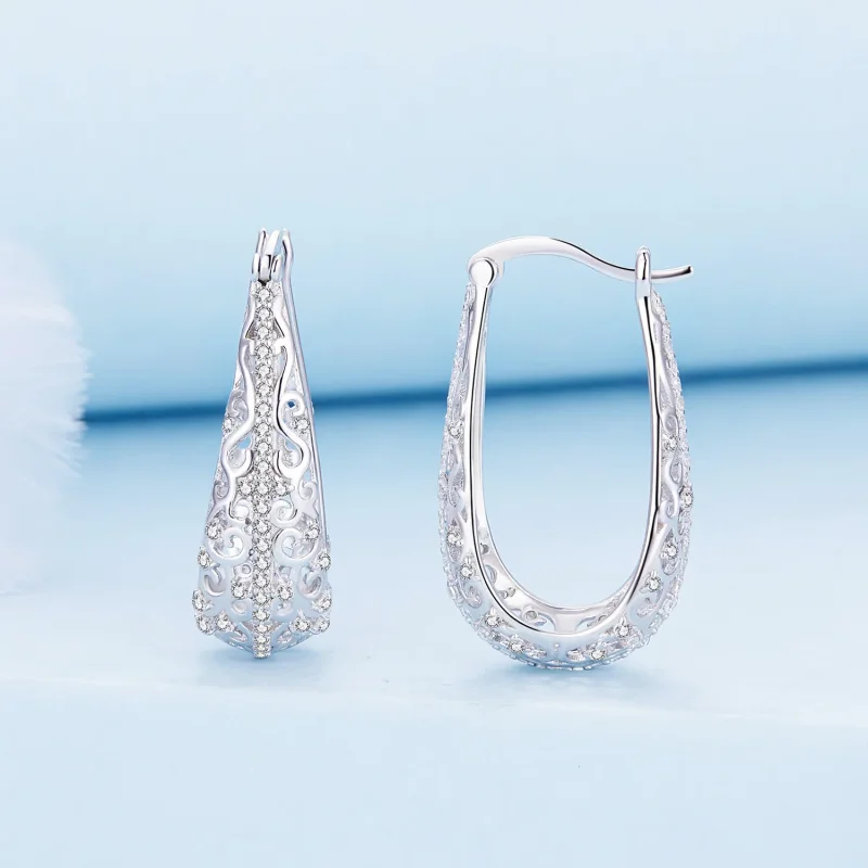 (bilde for) PANDORA Style Mønstrede øredobber - BSE753 - Vis 2