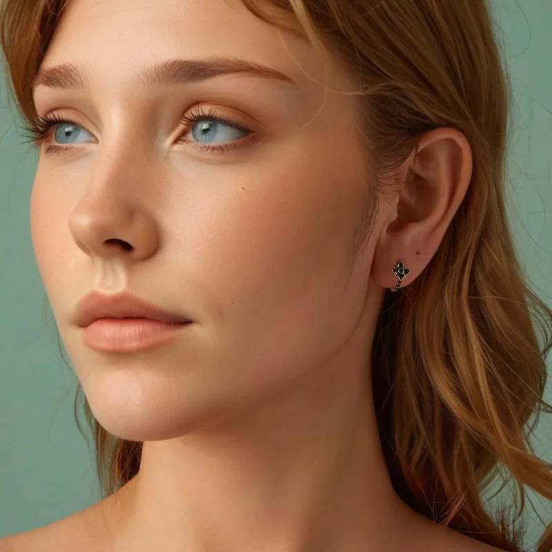 (bilde for) PANDORA Style Nattblomst øredobber - SCE1801 - Vis 7