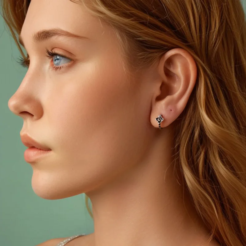 (bilde for) PANDORA Style Nattblomst øredobber - SCE1801 - Vis 8