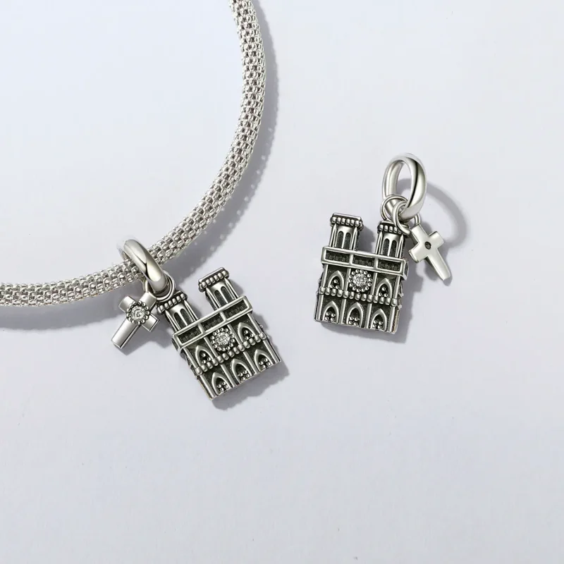 (bilde for) PANDORA Style Notre Dame de Paris anheng - SCC2873 - Vis 5