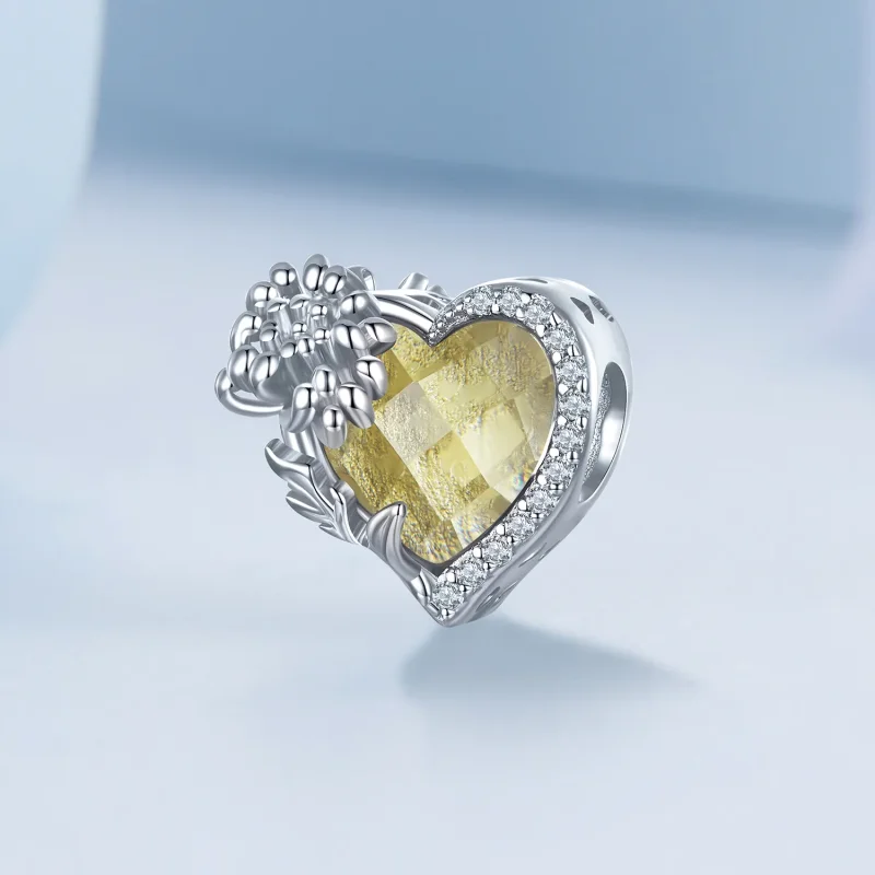 (bilde for) PANDORA Style November birthstone hjerte sjarm - BSC660-11 - Vis 2