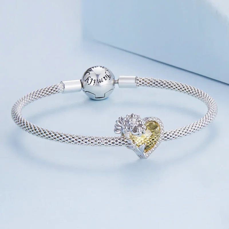 (bilde for) PANDORA Style November birthstone hjerte sjarm - BSC660-11 - Vis 4