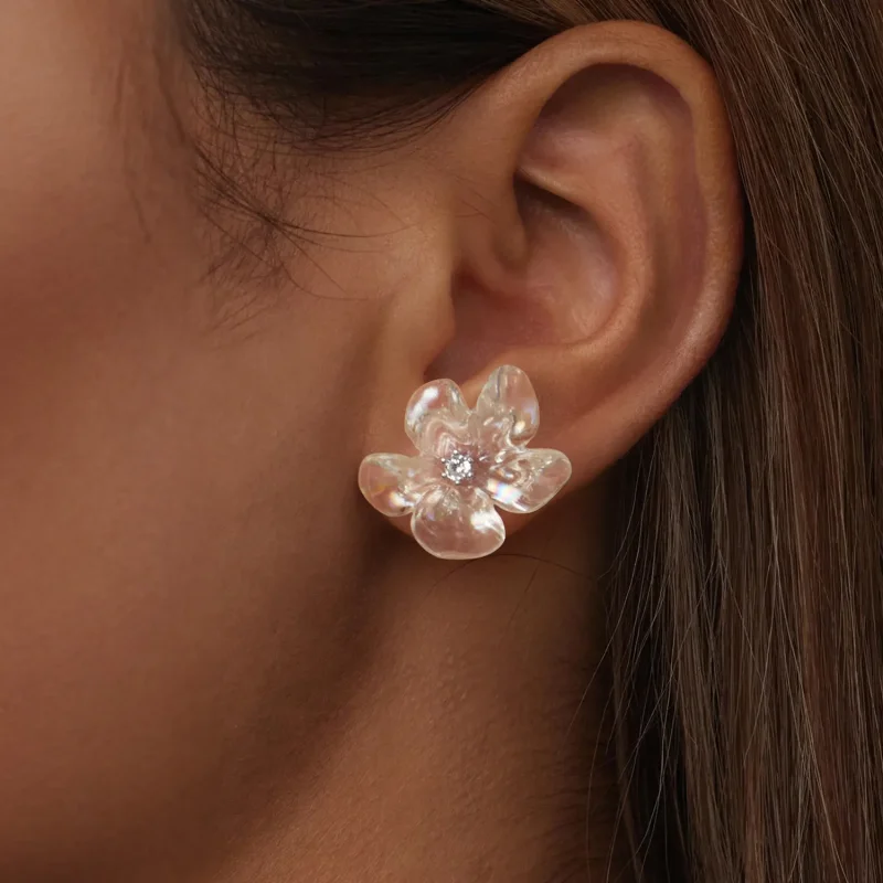 (bilde for) PANDORA Style Øredobber med friske blomster - SCE1804 - Vis 6