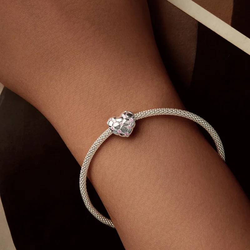 (bilde for) PANDORA Style Rosa diamanthjerteperler - BSC1054 - Vis 6
