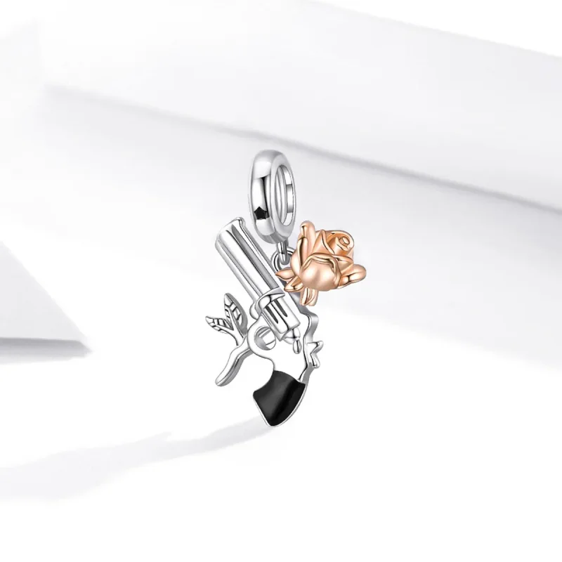 (bilde for) PANDORA Style Rose Pistol - BSC470 - Vis 2