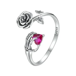 (bilde for) PANDORA Style Rose Skeleton Hand - BSR606-E