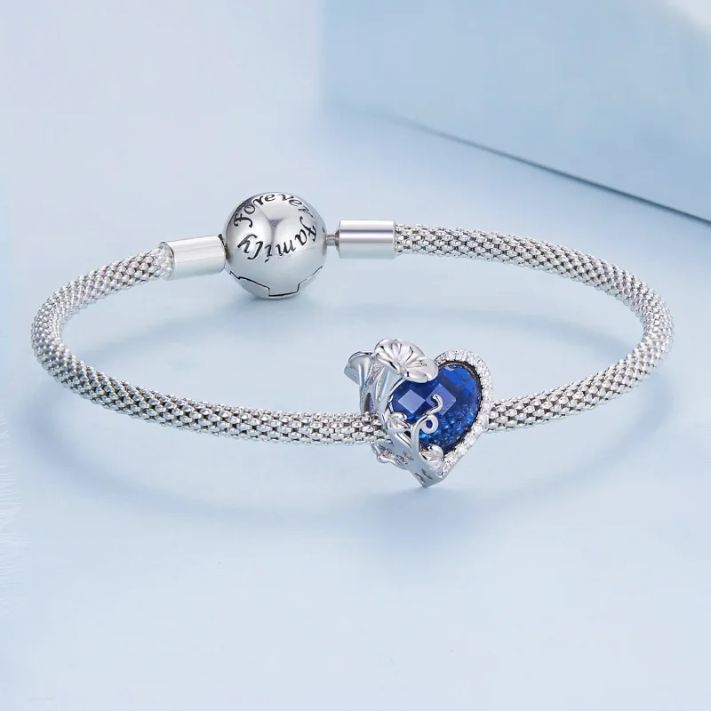 (bilde for) PANDORA Style September birthstone hjerte sjarm - BSC660-9 - Vis 4