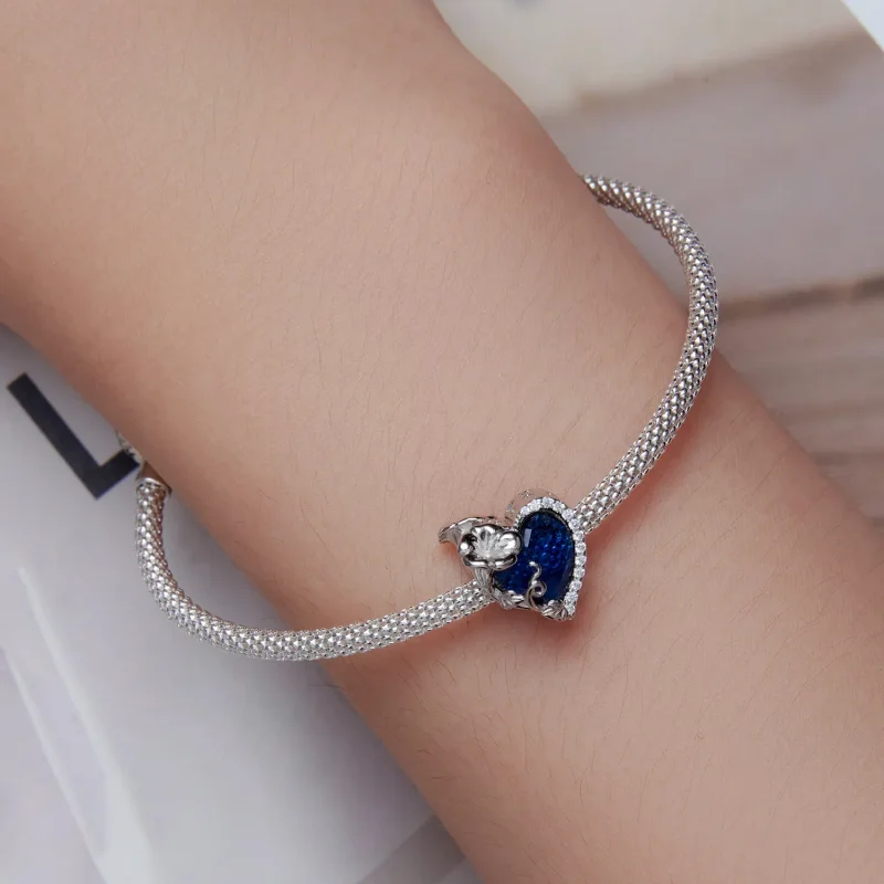 (bilde for) PANDORA Style September birthstone hjerte sjarm - BSC660-9 - Vis 6
