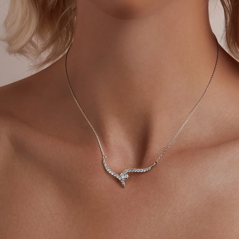 (bilde for) PANDORA Style Simple Line Halskjede - BSN400 - Vis 4