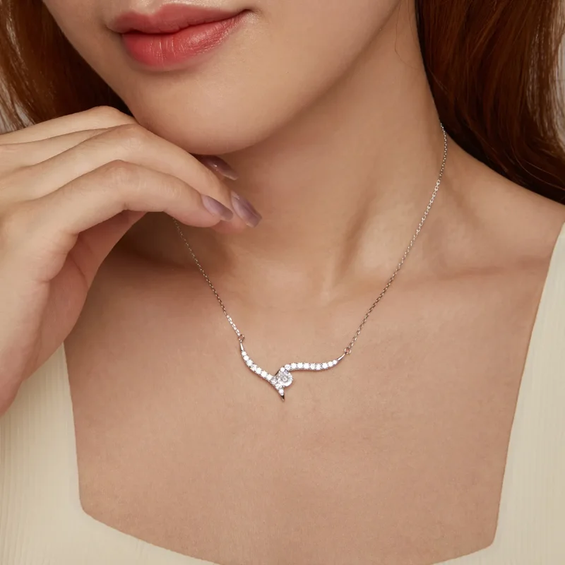 (bilde for) PANDORA Style Simple Line Halskjede - BSN400 - Vis 7