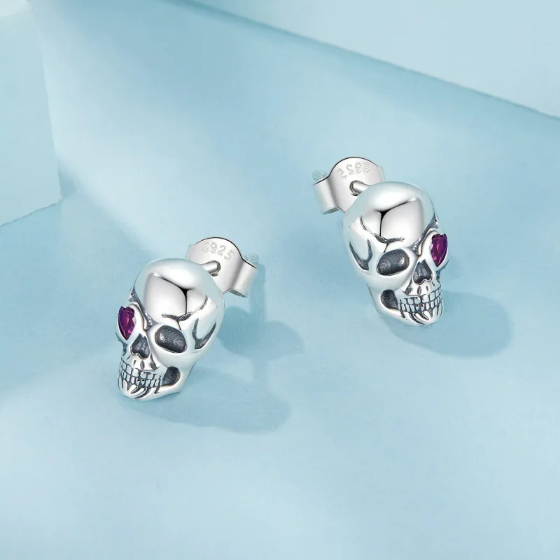 (bilde for) PANDORA Style Skull øredobber - SCE1771 - Vis 3