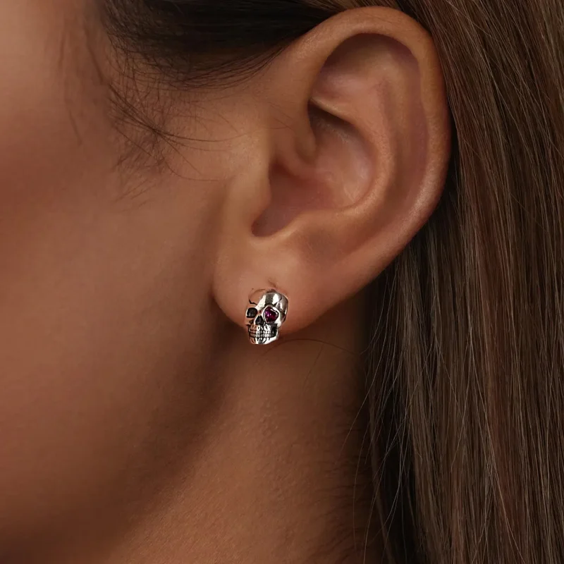 (bilde for) PANDORA Style Skull øredobber - SCE1771 - Vis 6