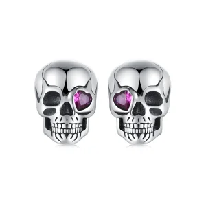 (bilde for) PANDORA Style Skull øredobber - SCE1771