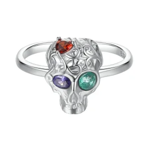 (bilde for) PANDORA Style Skull Ring - BSR607-E