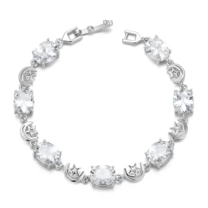 (bilde for) PANDORA Style Star and Moon Armbånd - YIB068-A