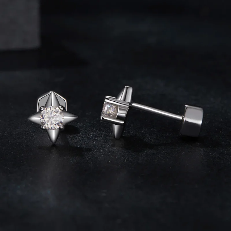 (bilde for) PANDORA Style Star glitrende øredobber (ett sertifikat) - MSE067 - Vis 4
