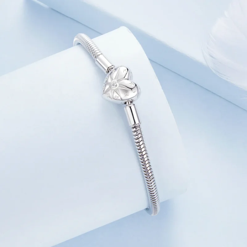 (bilde for) PANDORA Style Star Heart Basic armbånd - BSB196 - Vis 2