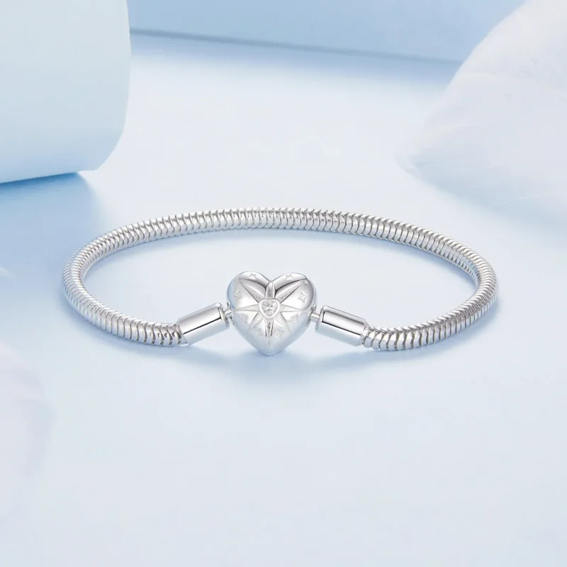 (bilde for) PANDORA Style Star Heart Basic armbånd - BSB196 - Vis 4
