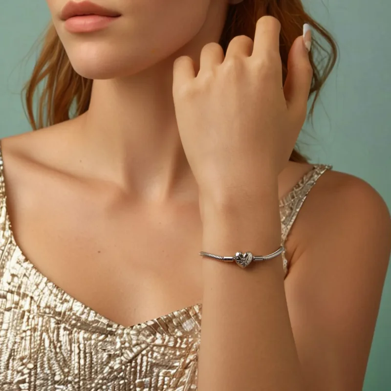 (bilde for) PANDORA Style Star Heart Basic armbånd - BSB196 - Vis 9