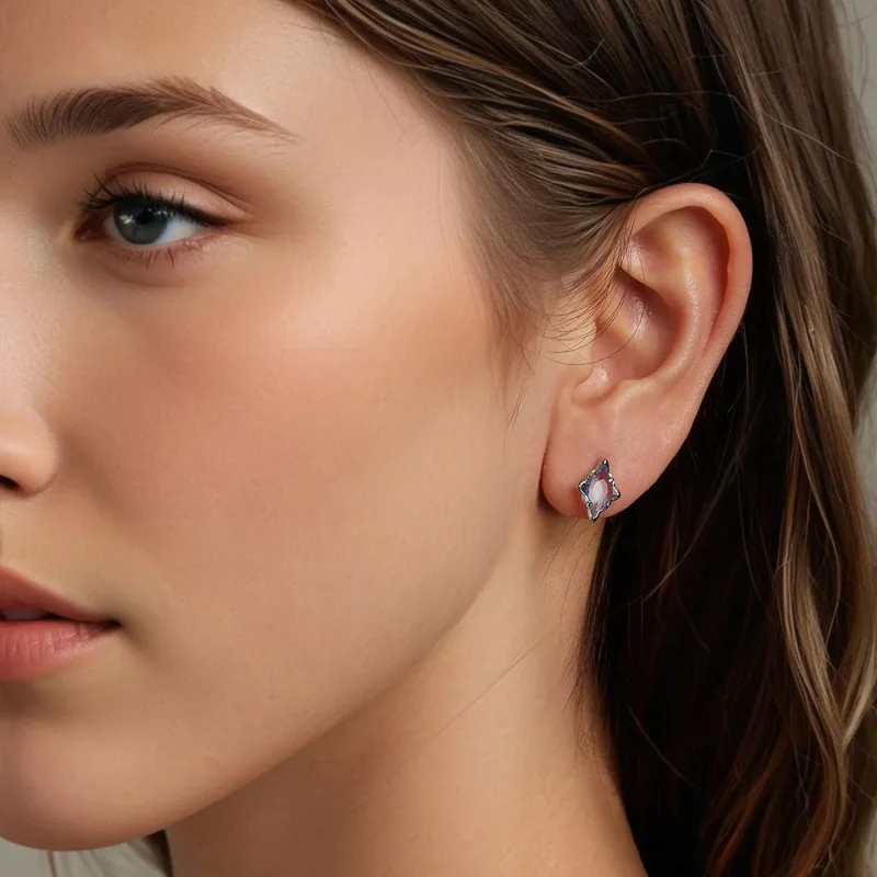 (bilde for) PANDORA Style Star øredobber - BSE1050 - Vis 7