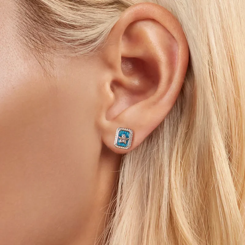 (bilde for) PANDORA Style Star Retro øredobber - SCE1796 - Vis 5