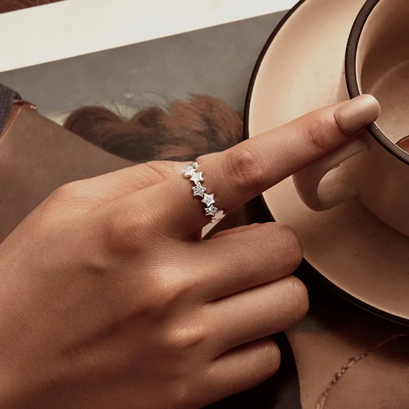 (bilde for) PANDORA Style Star Ring - BSR585 - Vis 6