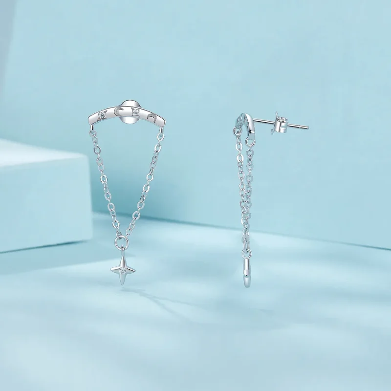 (bilde for) PANDORA Style Starry Tassel øredobber - SCE1767 - Vis 3