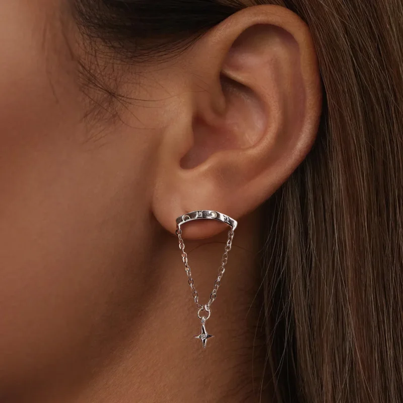 (bilde for) PANDORA Style Starry Tassel øredobber - SCE1767 - Vis 6