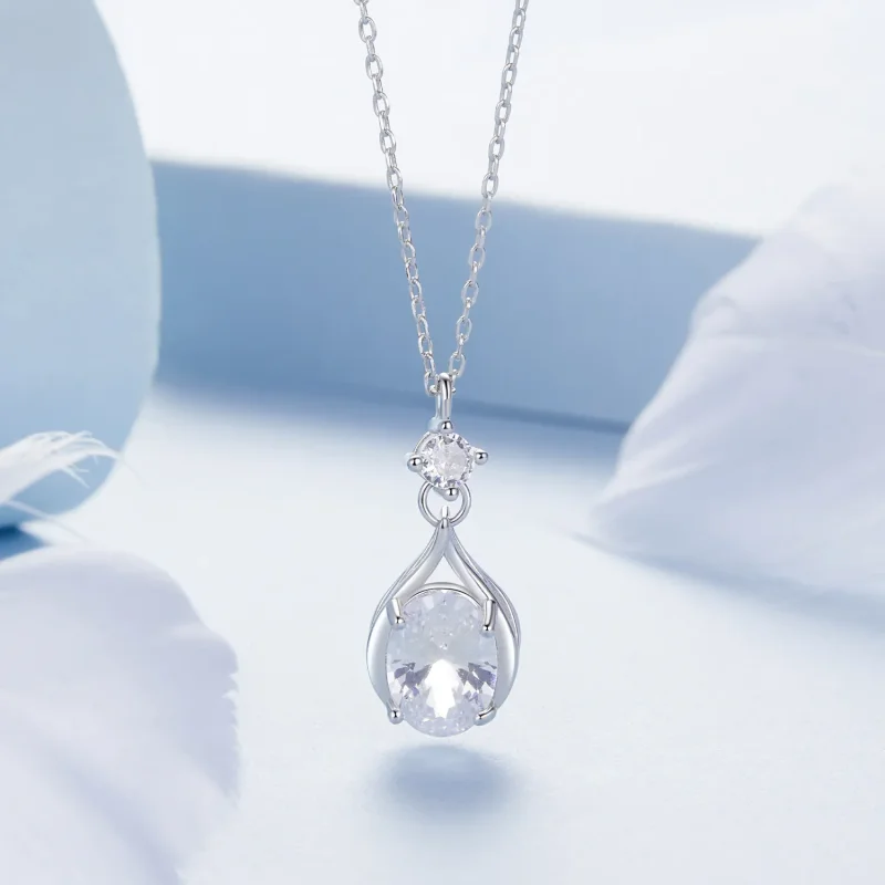 (bilde for) PANDORA Style Teardrop Halskjede - BSN402 - Vis 3