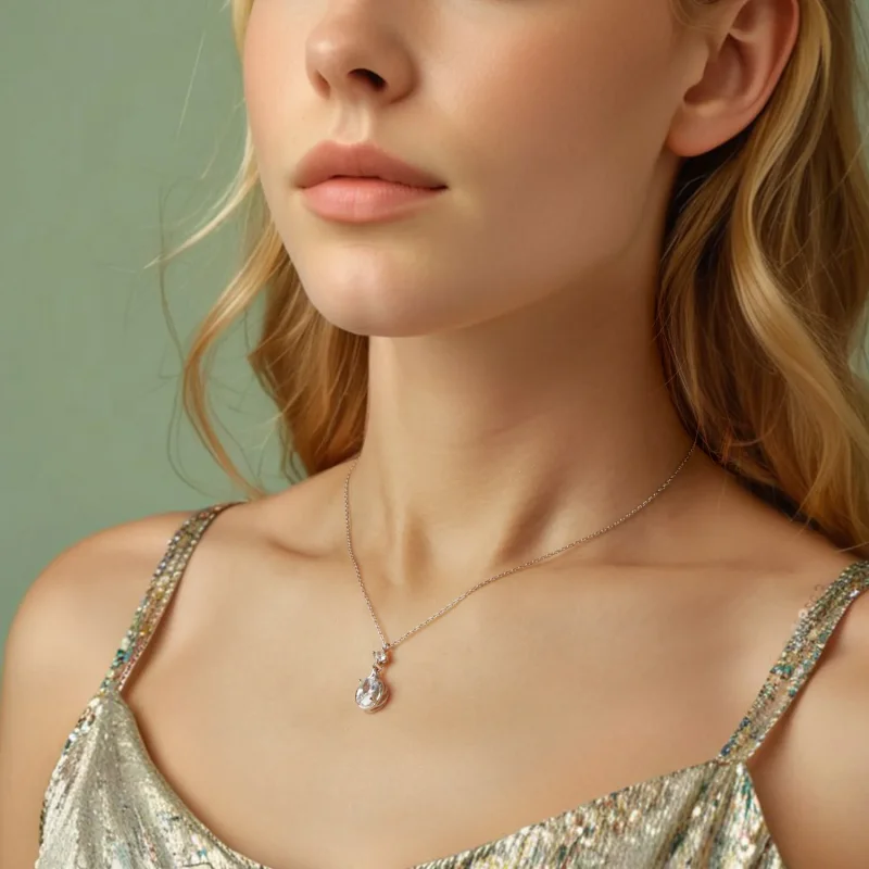 (bilde for) PANDORA Style Teardrop Halskjede - BSN402 - Vis 6