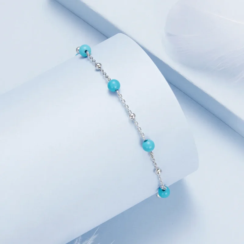 (bilde for) PANDORA Style turkis armbånd - BSB197 - Vis 2