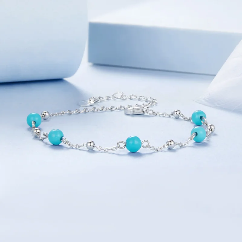 (bilde for) PANDORA Style turkis armbånd - BSB197 - Vis 3