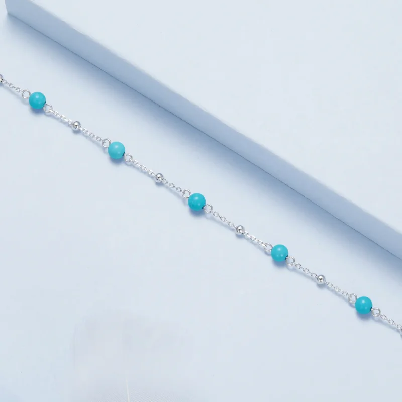 (bilde for) PANDORA Style turkis armbånd - BSB197 - Vis 4