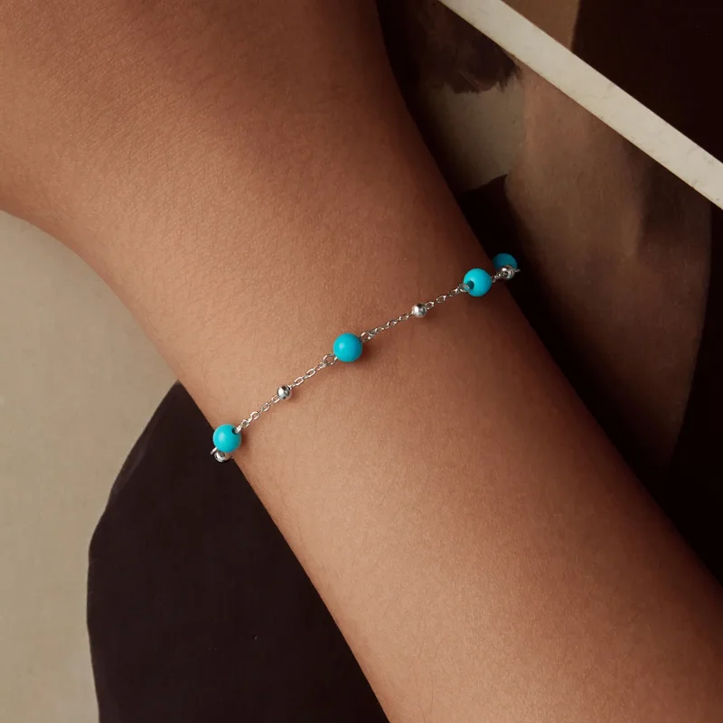 (bilde for) PANDORA Style turkis armbånd - BSB197 - Vis 6