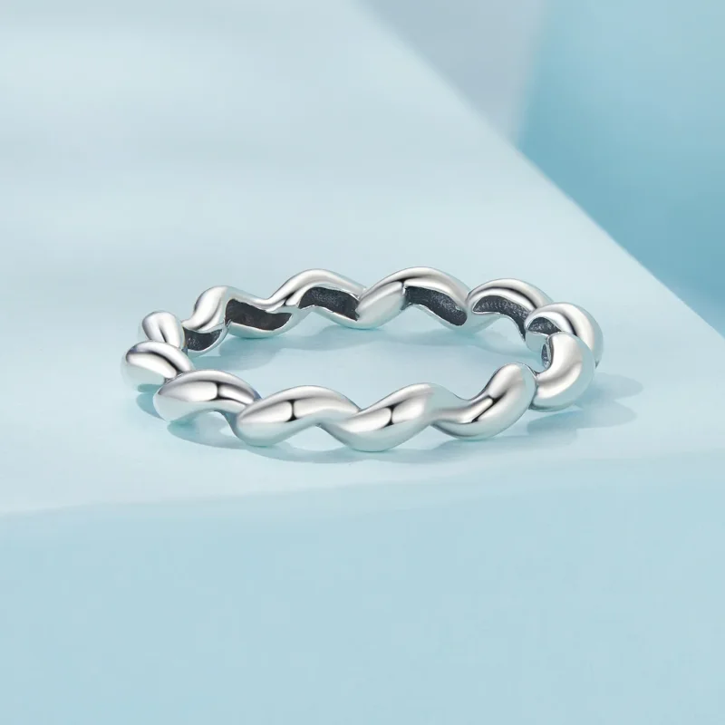 (bilde for) PANDORA Style Twisted metallisk ring - SCR1047 - Vis 3