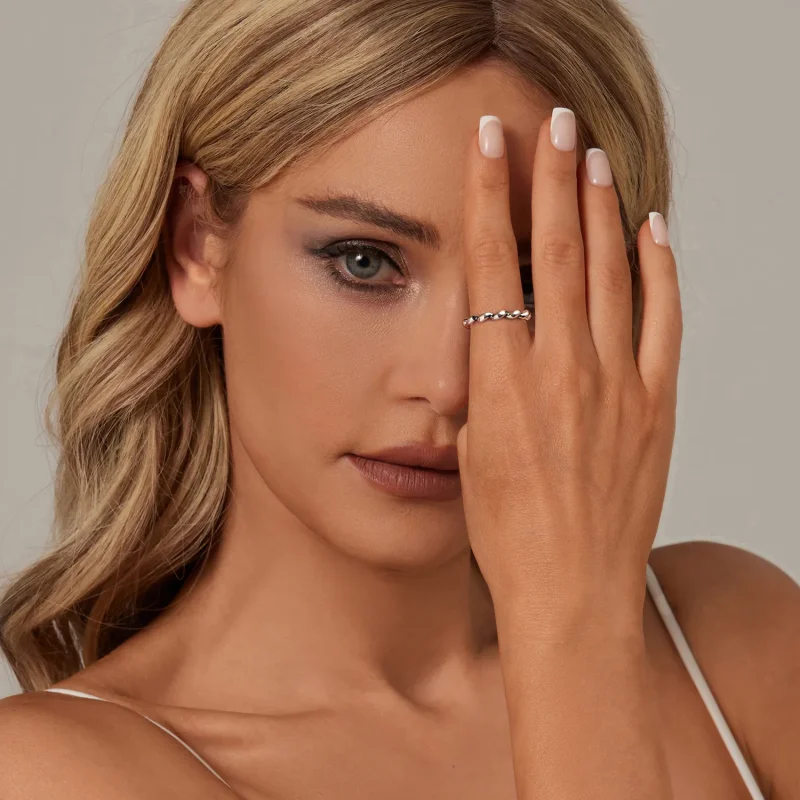 (bilde for) PANDORA Style Twisted metallisk ring - SCR1047 - Vis 7