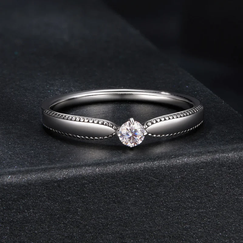 (bilde for) PANDORA Style Utsøkt glitrende ring (ett sertifikat) - MSR062 - Vis 3