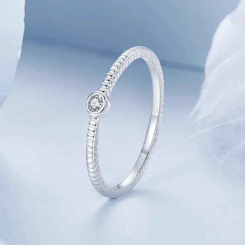 (bilde for) PANDORA Style Utsøkt liten enkeltring - BSR577 - Vis 2